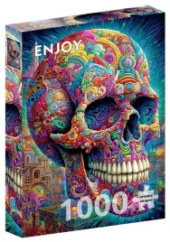 puzzle-1000-el-kolorowa-czaszka-enjoy