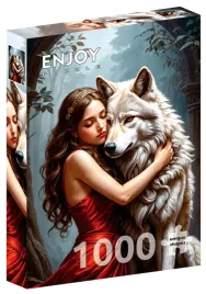 puzzle-1000-el-dziewczyna-i-wilk-enjoy