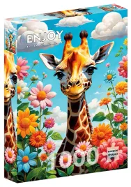 puzzle-1000-el-slodka-zyrafa-enjoy