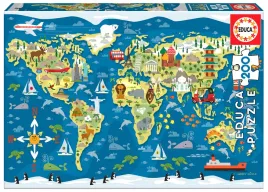 puzzle-200-el-mapa-swiata-educa