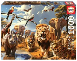 puzzle-1000-el-dzikie-zwierzeta-educa