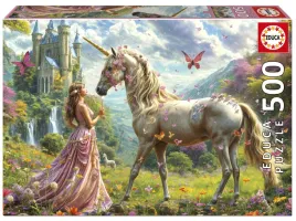 puzzle-500-el-wrozka-jednorozec-i-motyl-educa