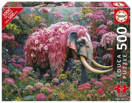 puzzle-500-el-kwiatowy-slon-educa