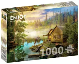 puzzle-1000-el-chatka-nad-jeziorem-enjoy