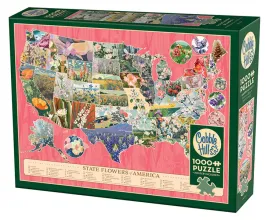puzzle-1000-el-kwiaty-symbole-amerykanskich-stanow-cobble-hill