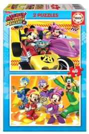 educa-puzzle-2-x-48-myszka-miki-i-razni-rajdowcy