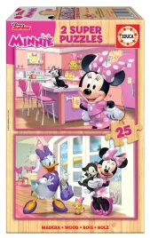 educa-puzzle-2-x-25-myszka-minnie-daisy-drewniane
