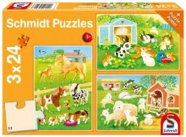 schmidt-puzzle-3-x-24-el-slodkie-zwierzaki