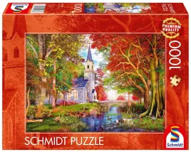 schmidt-pq-puzzle-1000-el-kosciolek-w-lesie
