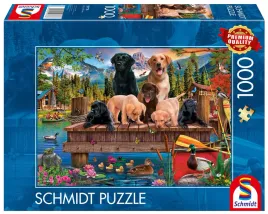 schmidt-pq-puzzle-1000-el-psia-rodzina-nad-jeziorem