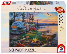 schmidt-spiele-puzzle-pq-puzzle-1000-el-darrel-bush-ognisko-nad-jeziorem