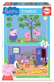 puzzle-2-x-48-swinka-peppa-educa