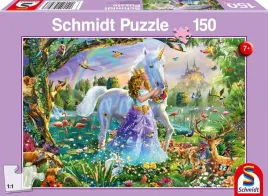puzzle-150-el-ksiezniczka-jednorozec-zamek-schmidt