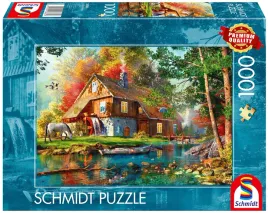 puzzle-1000-el-mlyn-wodny-piekna-jesienia-schmidt