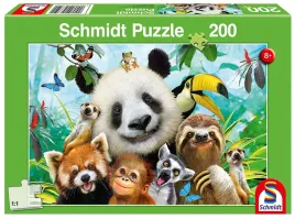 puzzle-200-el-wesole-zwierzaki-schmidt