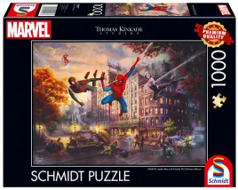 puzzle-1000-thomas-kinkade-spider-man-i-przyjaciele-marvel-schmidt