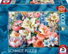 puzzle-1000-el-kolibry-i-kwiaty-schmidt
