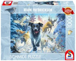 puzzle-1000-el-schmidt-pq-mark-fredrickson-labrador-na-sniegu