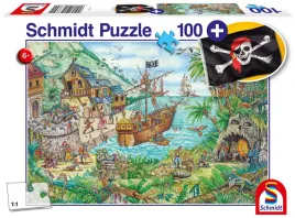 puzzle-100-el-schmidt-zatoka-piratow-flaga