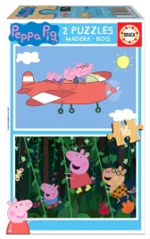 puzzle-2-x-16-swinka-peppa-drewniane-educa