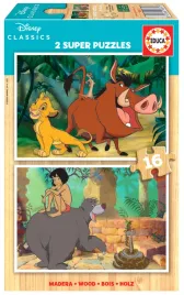 puzzle-2-x-16-krol-lew-ksiega-dzungli-drewno-educa