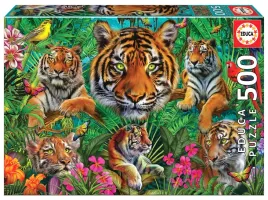 puzzle-500-el-educa-tygrysy-w-dzungli