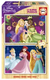 puzzle-2-x-50-el-ksiezniczki-z-bajek-disneya-drewno-educa