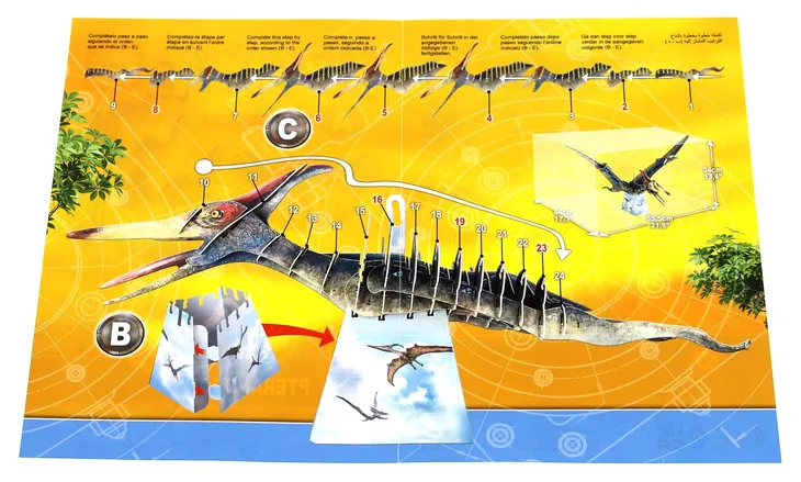 puzzle-3d-dinozaury-pteranodon-43-educa-liczba-elementow-43