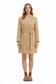 weekend-maxmara-marynarka-len-z-bawelna-bezowa-z-paskiem-l-i3c