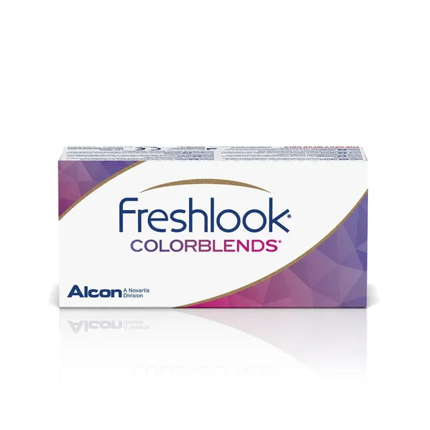 Soczewki kolorowe FreshLook ColorBlends GREEN zielone 2 szt 0.00 miesięczne