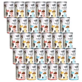 mokra-karma-dla-kota-tuftuf-puszka-kawalki-miesne-mix-smakow-zestaw-30x415g