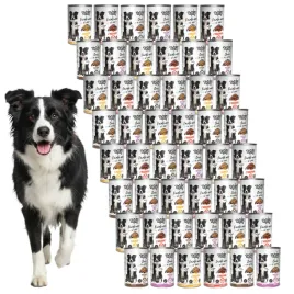 mokra-karma-dla-psa-tuftuf-puszka-kawalki-miesne-mix-smakow-zestaw-48x415g