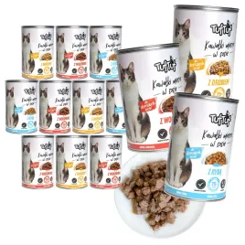 mokra-karma-dla-kota-tuftuf-puszka-kawalki-miesne-mix-smakow-zestaw-12x415g