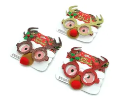 maska-okulary-brokat-renifer-17x16cm-12szt
