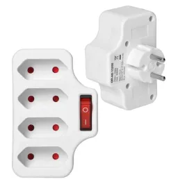 rozgaleznik-elektryczny-poczworny-zlodziejka-4x-gniazdo-plaskie-z-wlacznik