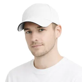 czapka-z-daszkiem-pieciopanelowa-bawelniana-unisex-biala