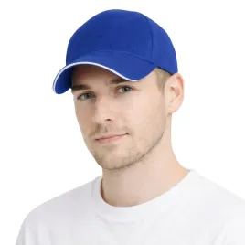 czapka-z-daszkiem-pieciopanelowa-bawelniana-unisex-chabrowa