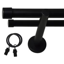 karnisz-podwojny-160cm-19-19mm-zabki-karnisz-czarny-bialy-rozne-zakonczenia