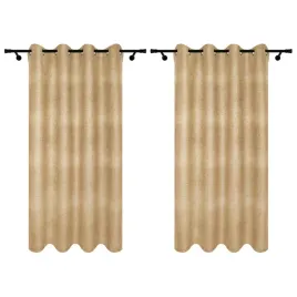zaslony-gotowe-na-przelotkach-140x230-lniany-wzor-bezowe-2-sztuki-zaslona