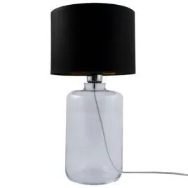 lampka-nocna-samasun-5502bkgo-szklana-abazurowa-czarna-przezroczysta