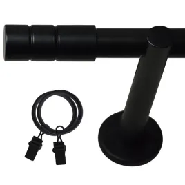 karnisz-pojedynczy-320cm-gruba-rurka-25mm-czarny-bialy-rozne-zakonczenia