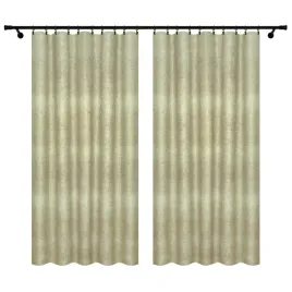 zaslony-gotowe-na-tasmie-140x230-lniany-wzor-zielone-2-sztuki-zaslona