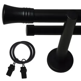 karnisz-podwojny-460cm-gruba-rurka-25-19mm-czarny-bialy-wybor-zakonczenia