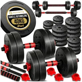 solidne-hantle-40kg-2x20kg-ciezarki-do-cwiczen-regulowane-zestaw-z-gryfem