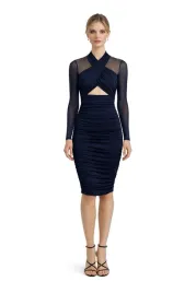 bardot-granatowa-sukienka-elegancka-midi-z-marszczeniami-i-siateczka-xs-i3c