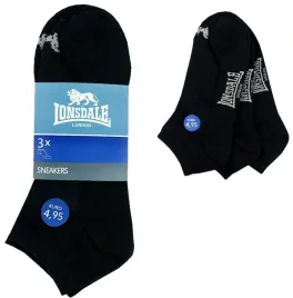 lonsdale-skarpety-stopki-3-pak-czarne-43-46