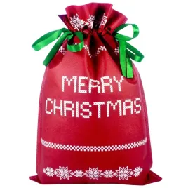 worek-swiateczny-torba-prezentowa-30x45-merry-christmas-bordowy-ze-wstazka