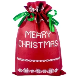 worek-swiateczny-torba-prezentowa-30x45-merry-christmas-bordowy-ze-wstazka