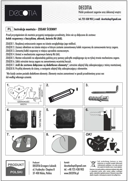szary-zegar-scienny-dreams-grey-loft-kod-produktu-zdreamsgray