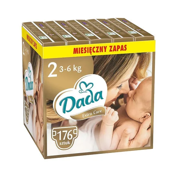 Pieluszki Dada Extra Care Pampersy Rozmiar 2 176 szt.
